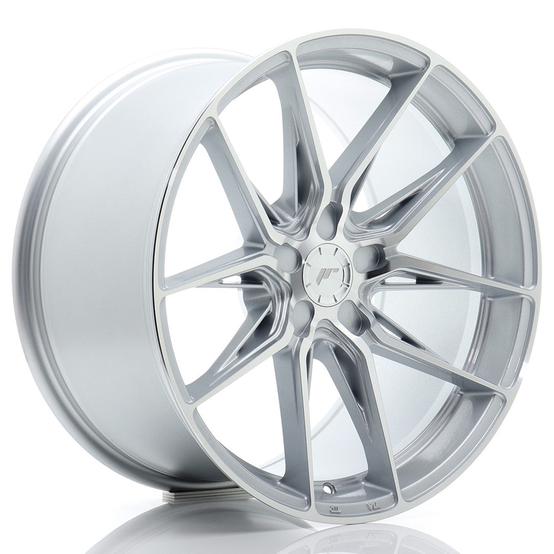 Llanta Japan Racing JR-44 19x9,5" 5 tornillos a medida ET20-40 plata mecanizada