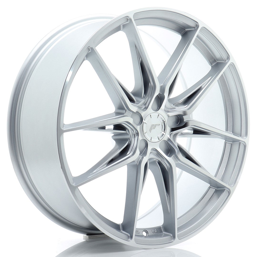 Llanta Japan Racing JR-44 20x8,5" 5 tornillos a medida ET20-45 plata mecanizada