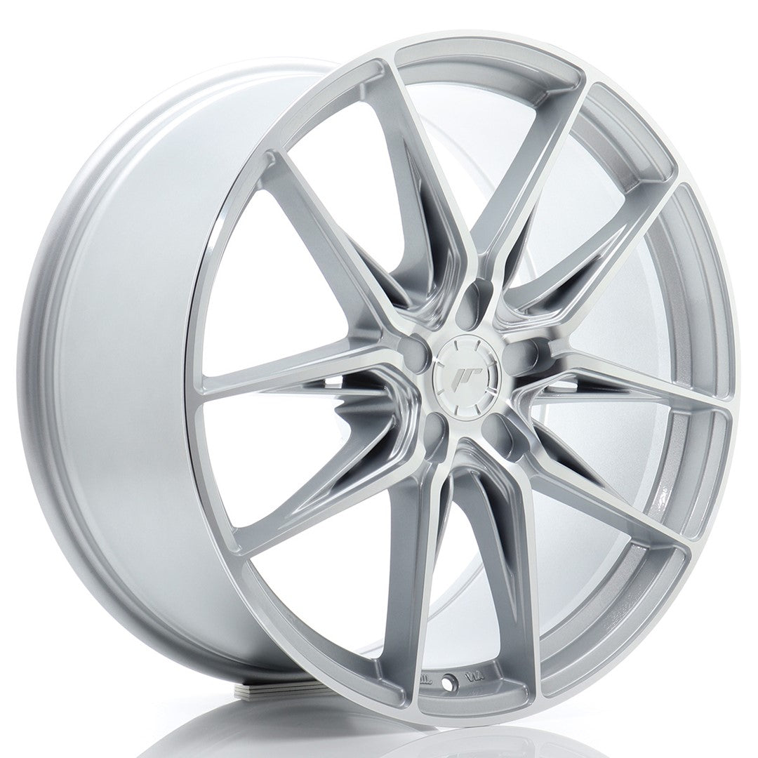 Llanta Japan Racing JR-44 20x9,5" 5 tornillos a medida ET20-57 plata mecanizada
