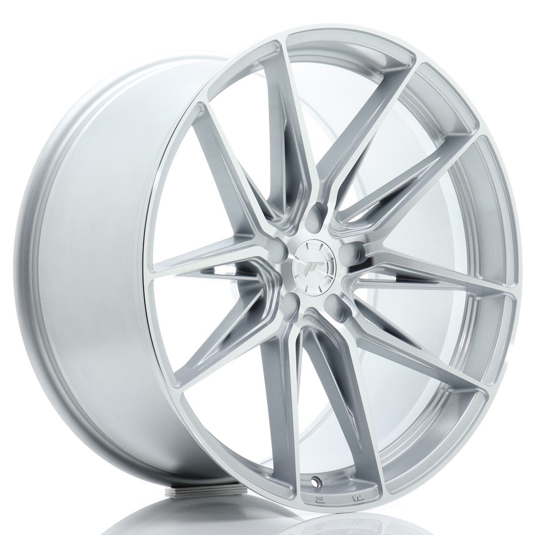 Llanta Japan Racing JR-44 21x10,5" 5 tornillos a medida ET15-40 plata mecanizada