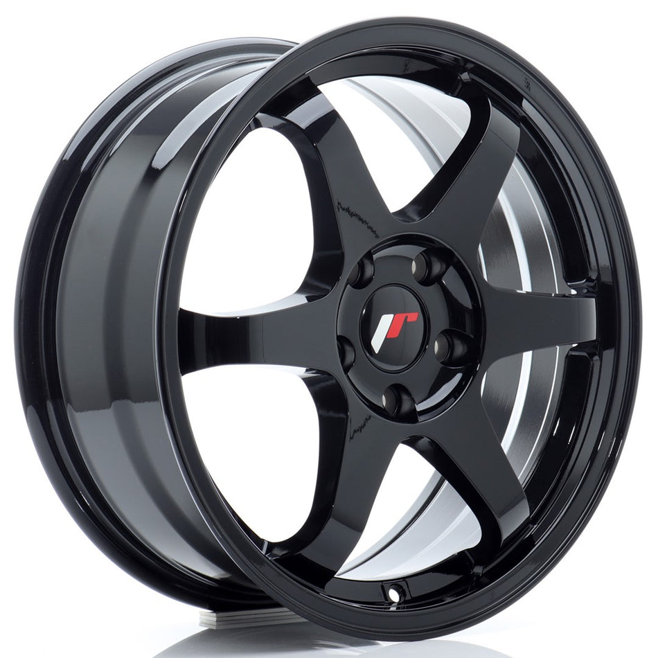 Japan Racing JR-3 17x7" 5x114.3 ET40, Gloss Black