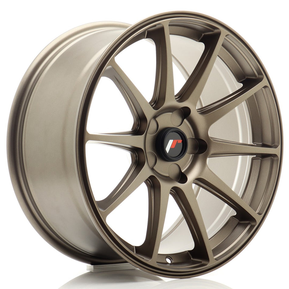 Japan Racing JR-11 18x8.5" (5 hole custom PCD) ET20-40, Bronze