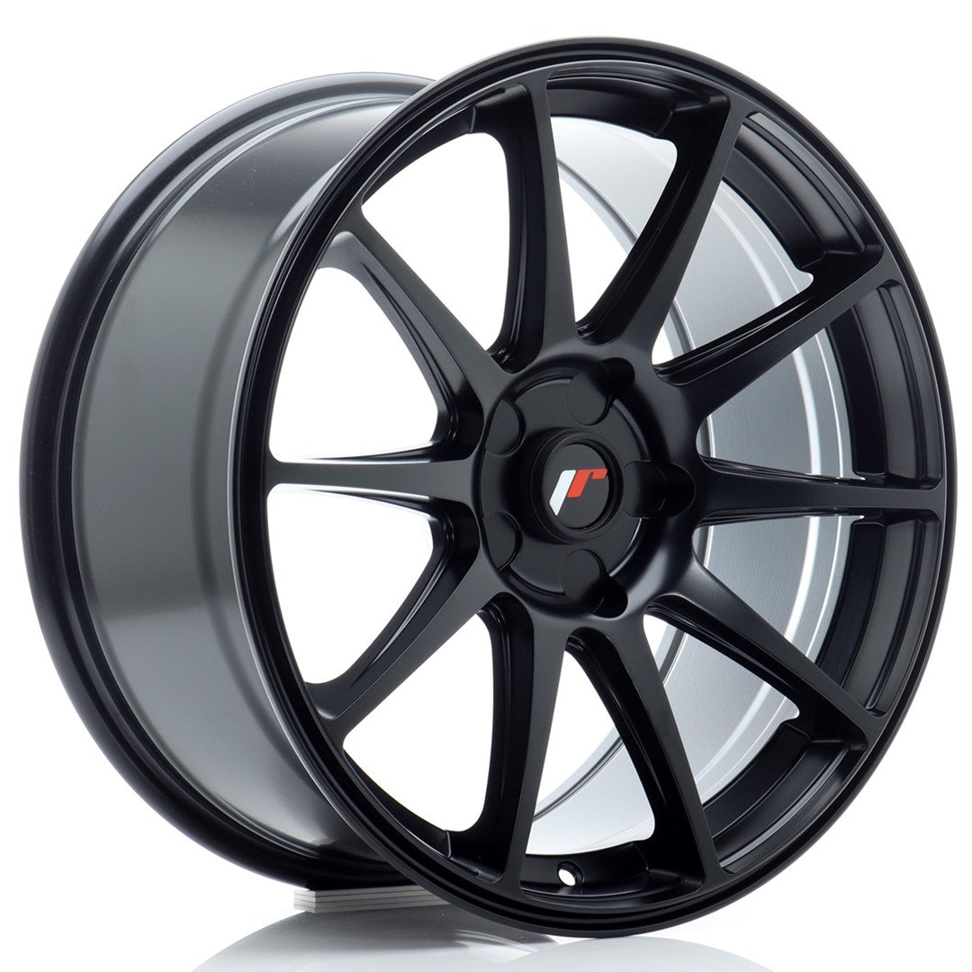 Llanta Japan Racing JR-11 18x8,5" 5 tornillos a medida ET20-40 negro mate