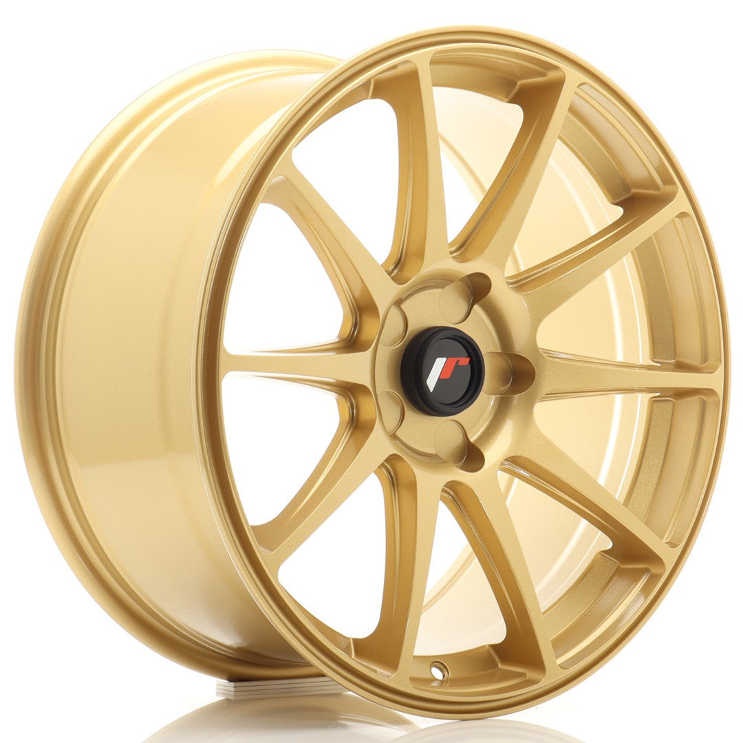 Llanta Japan Racing JR-11 18x8,5" 5 tornillos a medida ET20-40 dorado
