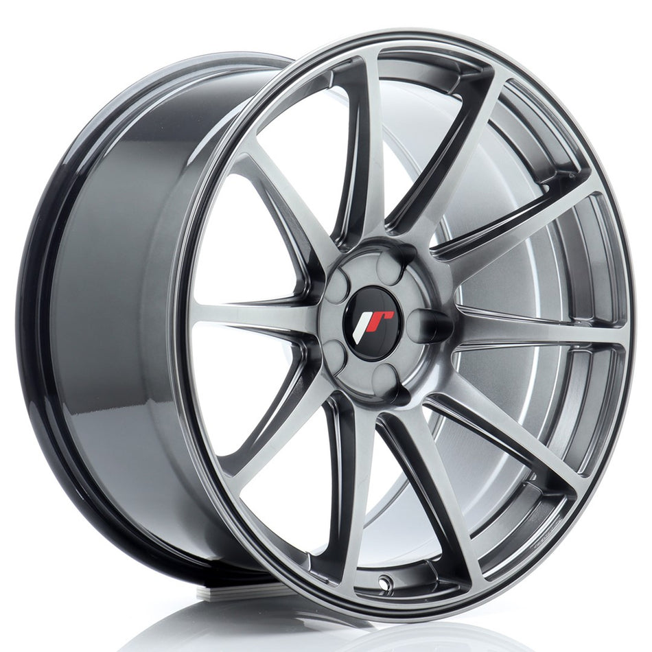 Japan Racing JR-11 Extreme Concave 19x9.5" (5 hole custom PCD) ET15-35, Hyper Black