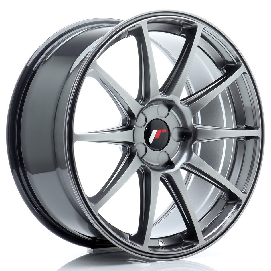 Japan Racing JR-11 19x8.5" (5 hole custom PCD) ET20-42, Hyper Black