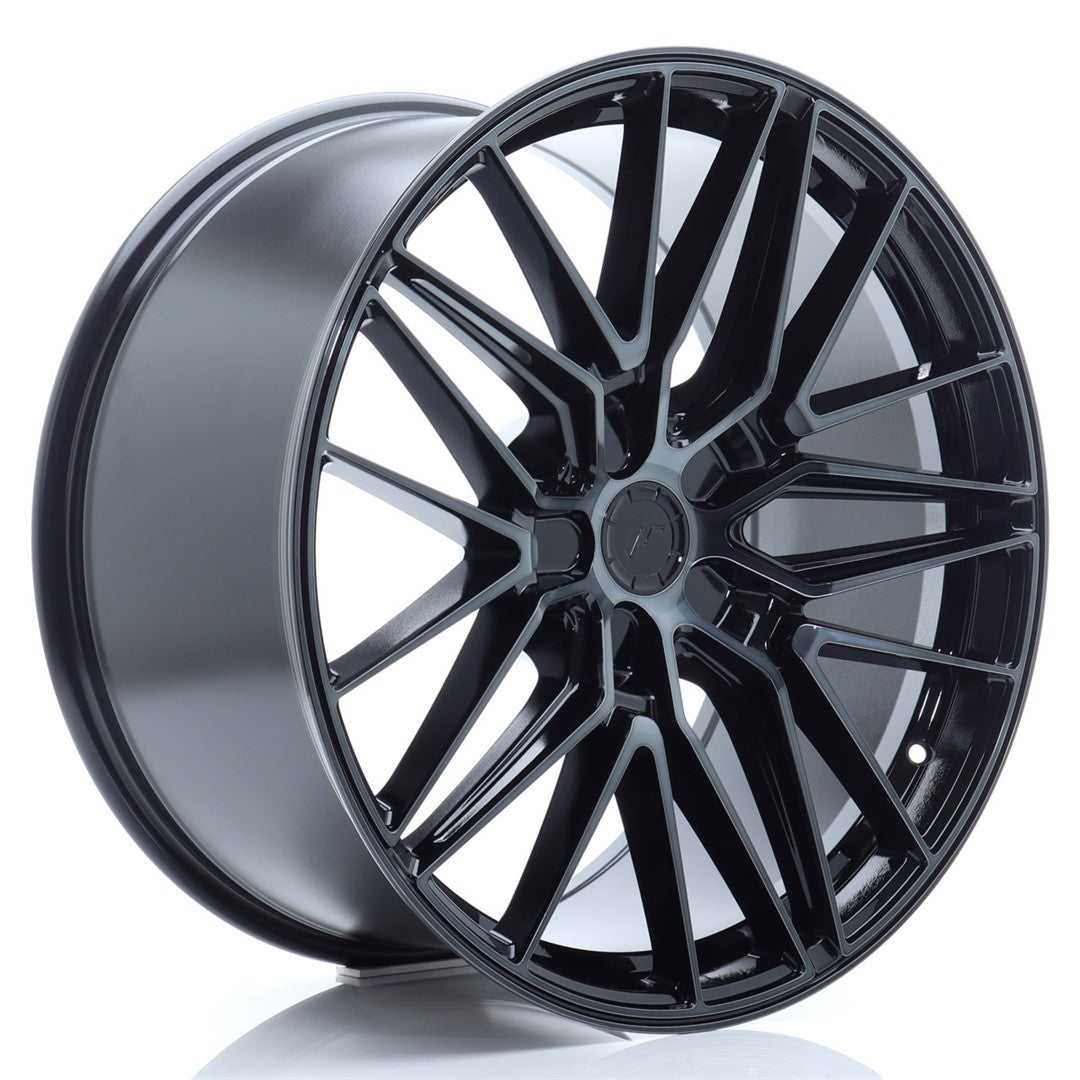 Llanta Japan Racing JR-38 21x9,5" 5 tornillos a medida ET0-35 negro mate y brillo