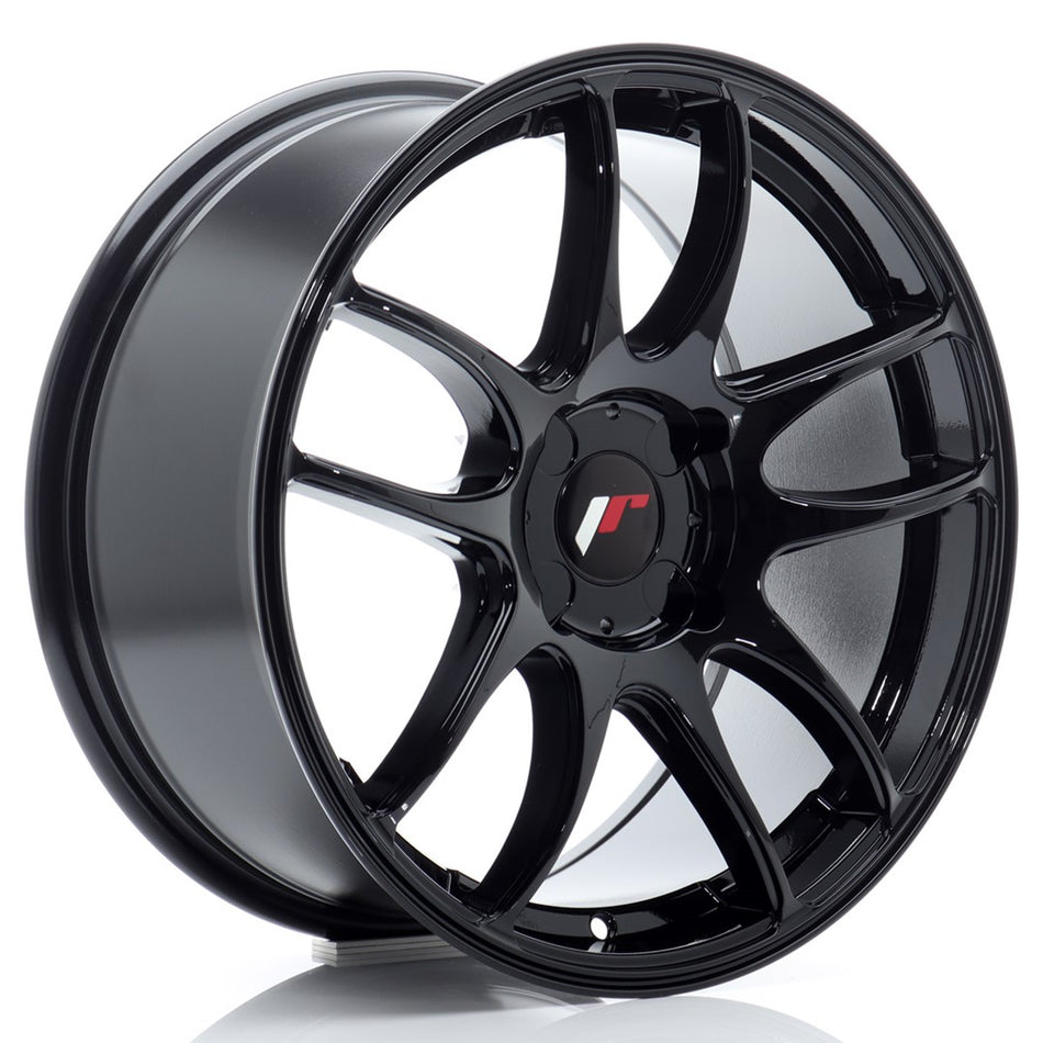 Japan Racing JR-29 17x8" (4 hole custom PCD) ET20-38, Gloss Black