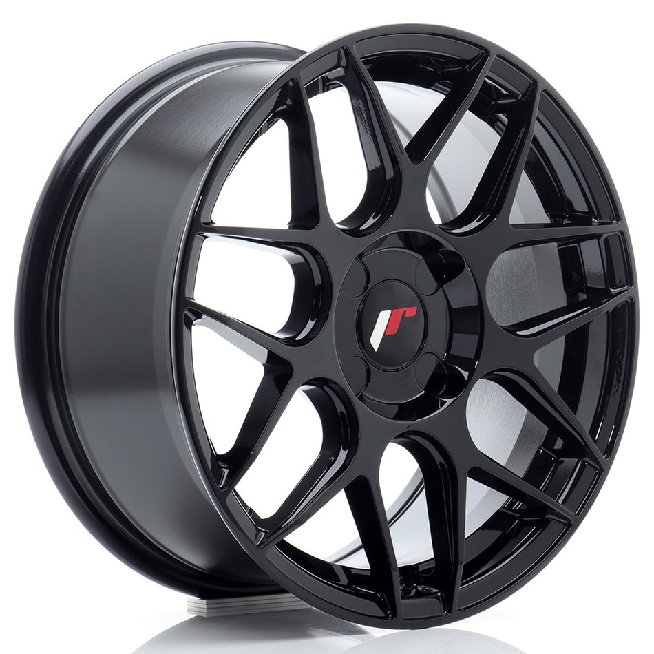 Japan Racing JR-18 16x7" (4 hole custom PCD) ET20-35, Gloss Black
