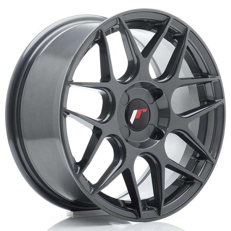 Japan Racing JR-18 16x7" (4 hole custom PCD) ET20-35, Hyper Gray