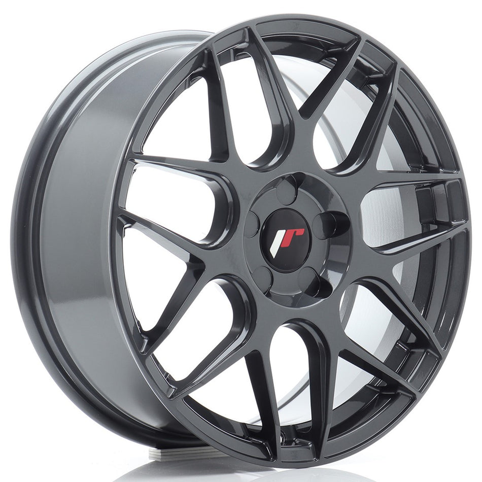 Japan Racing JR-18 17x7" (5 hole custom PCD) ET20-40, Hyper Gray