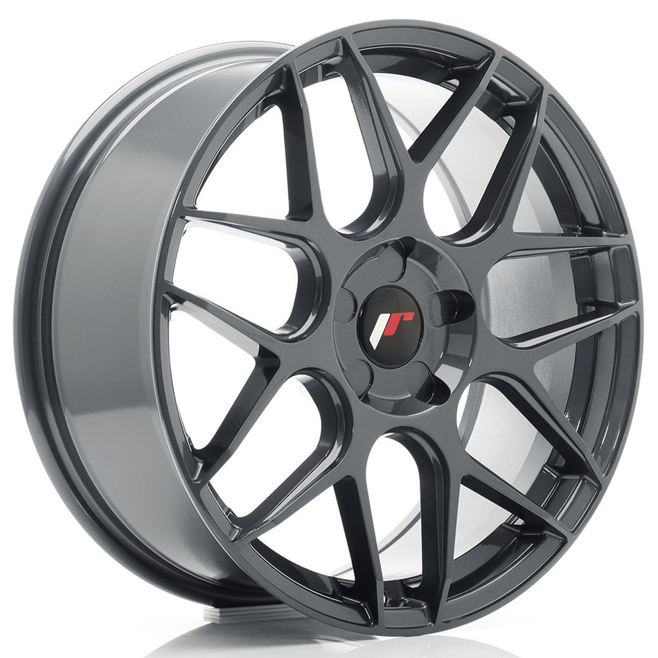 Japan Racing JR-18 18x7.5" (5 hole custom PCD) ET20-40, Hyper Gray