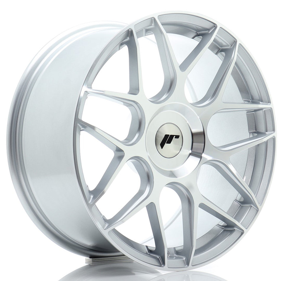 Japan Racing JR-18 18x8.5" (4 & 5 hole custom PCD) ET20-45, Silver