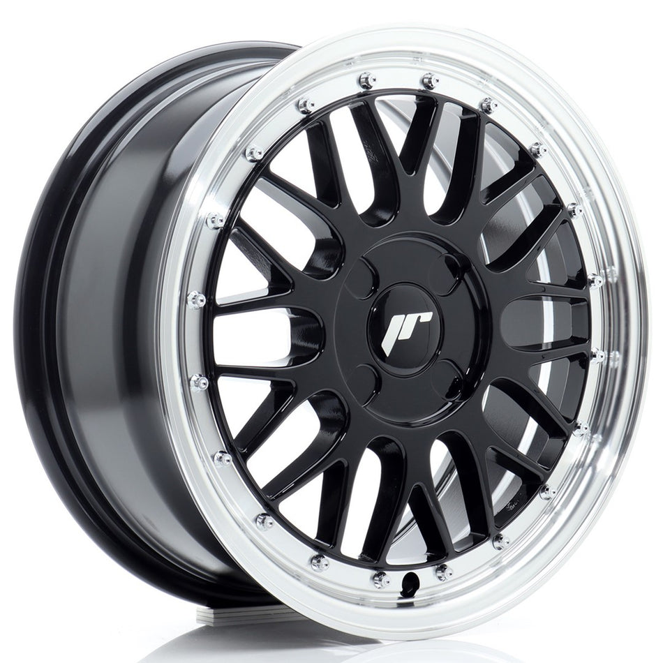Japan Racing JR-23 16x7" (4 hole custom PCD) ET20-45, Gloss Black