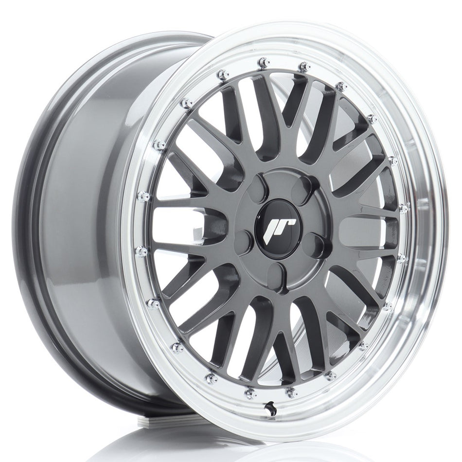 Japan Racing JR-23 17x7.5" (5 hole custom PCD) ET20-40, Hyper Gray