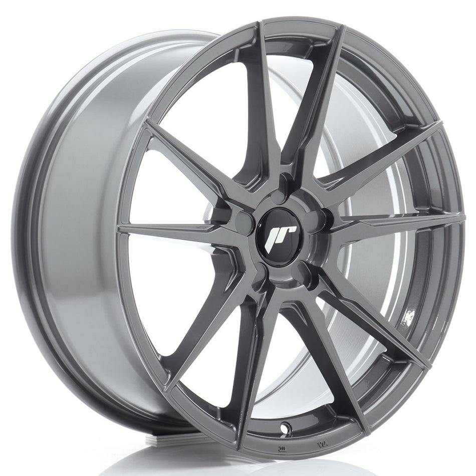 Japan Racing JR-21 18x8" (5 hole custom PCD) ET20-40, Hyper Gray