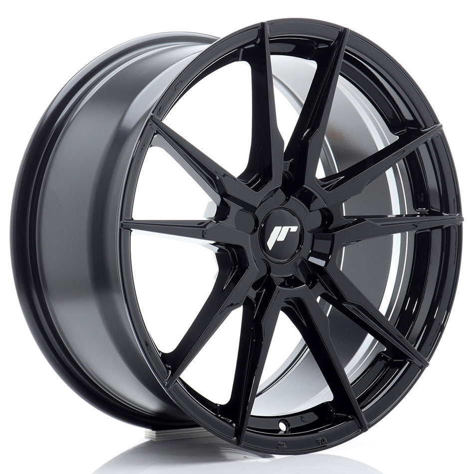 Japan Racing JR-21 19x8.5" (5 hole custom PCD) ET20-45, Gloss Black