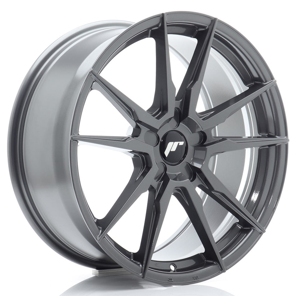Japan Racing JR-21 19x8.5" (5 hole custom PCD) ET20-45, Hyper Gray