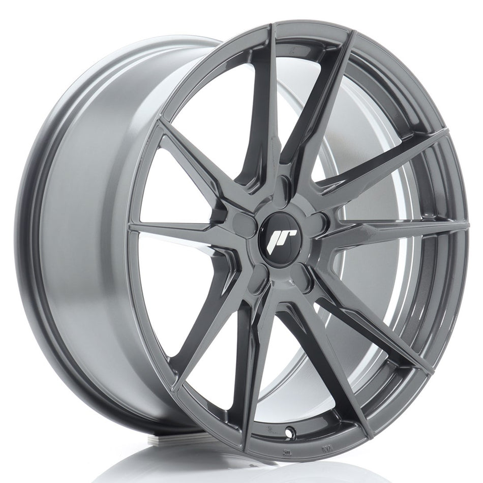 Japan Racing JR-21 Extreme Concave 19x10" (5 hole custom PCD) ET20-51, Hyper Gray