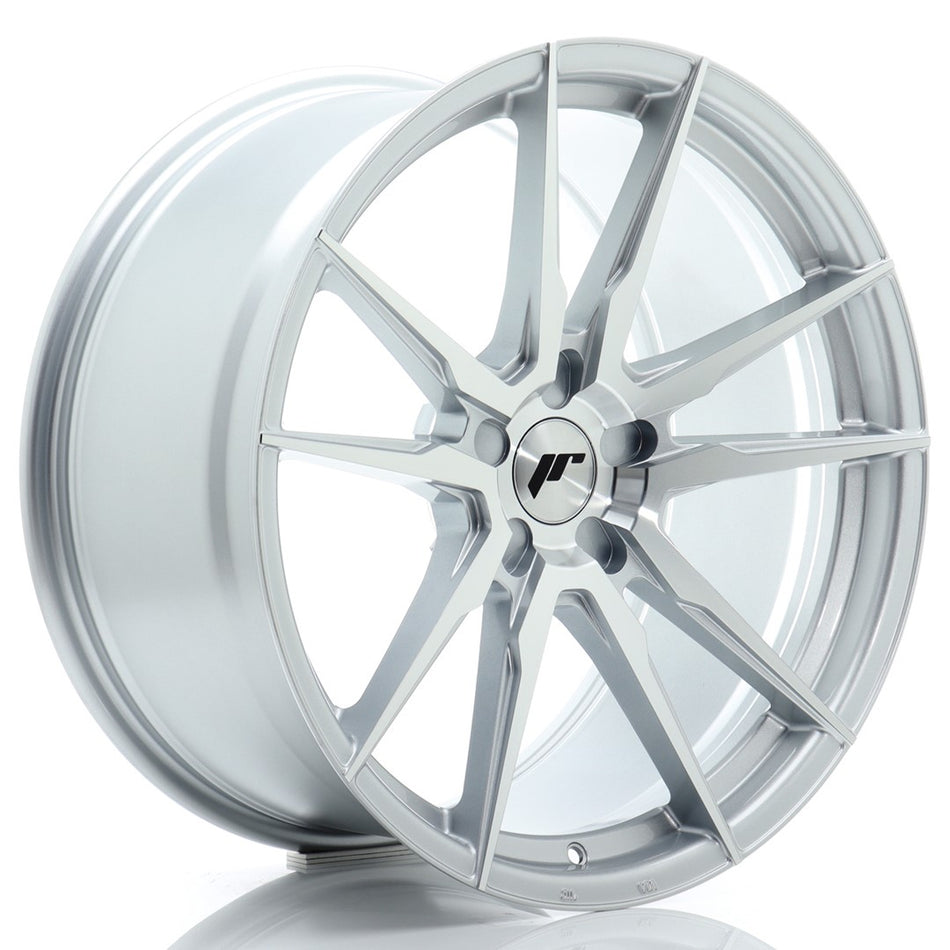 Japan Racing JR-21 Extreme Concave 20x10" (5 hole custom PCD) ET20-48, Machined Silver