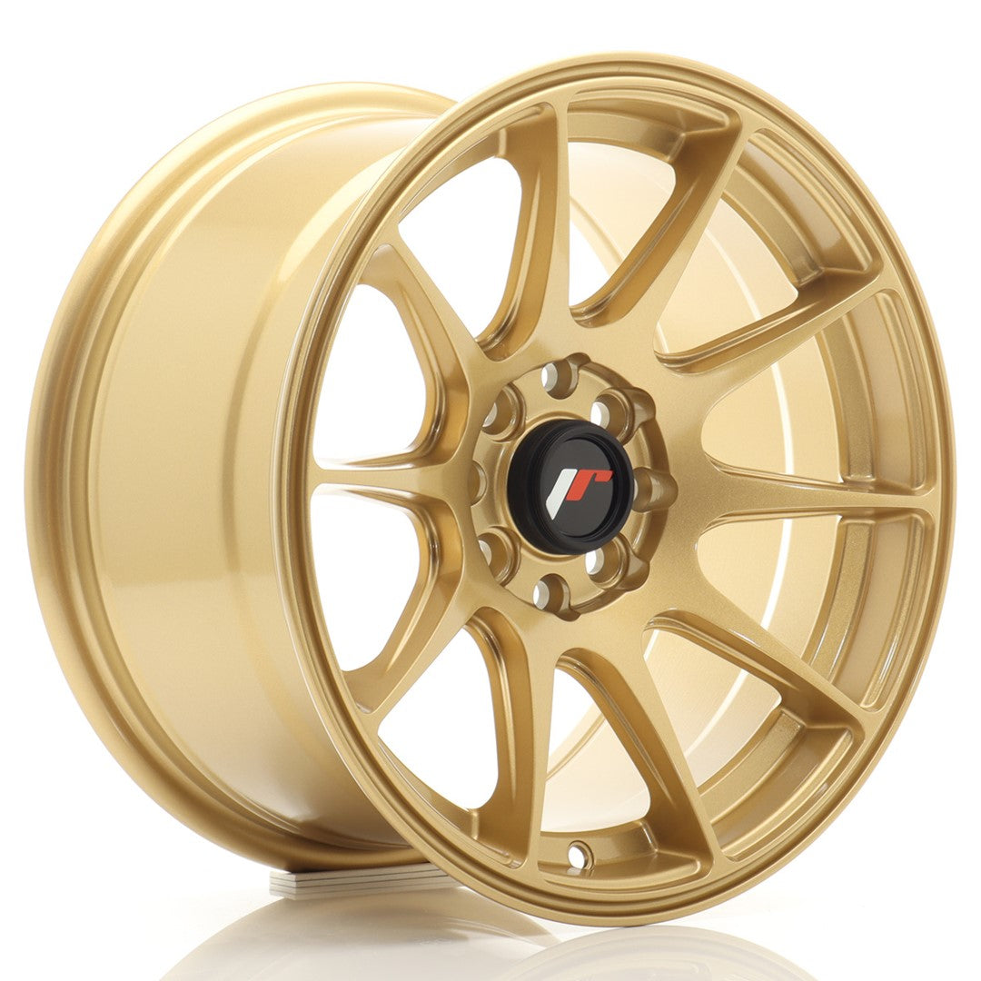Llanta Japan Racing JR-11 15x8" 4x100/4x108 ET25 dorado