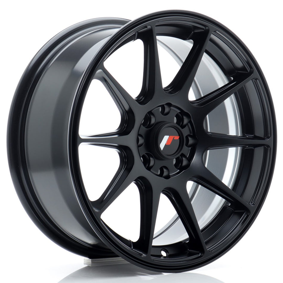 Japan Racing JR-11 16x7" 4x100/114.3 ET30, Flat Black