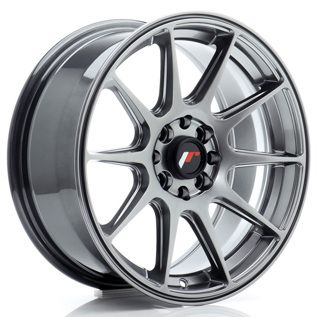 Llanta Japan Racing JR-11 16x7" 5x100/5x114.3 ET30 negro hyper