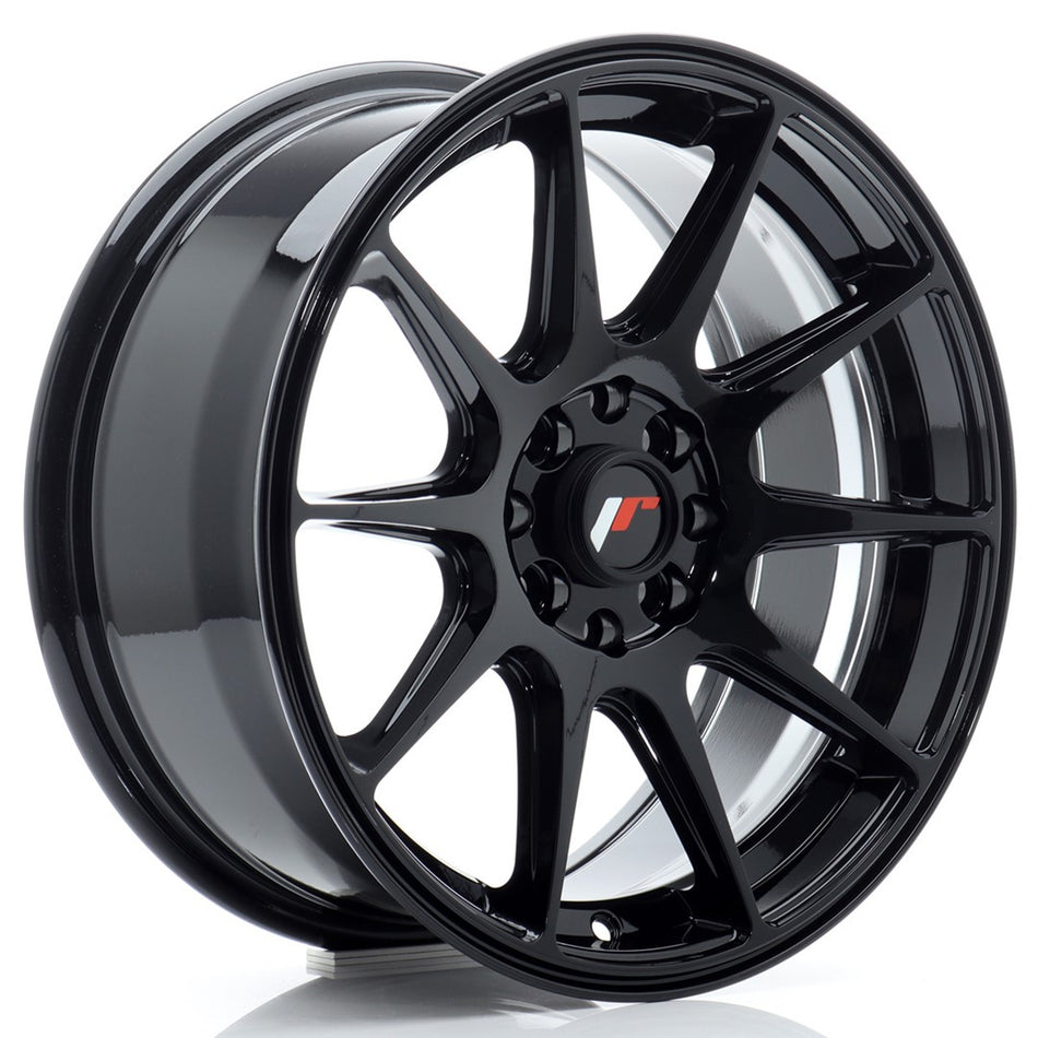 Japan Racing JR-11 16x7" 4x100/108 ET25, Gloss Black