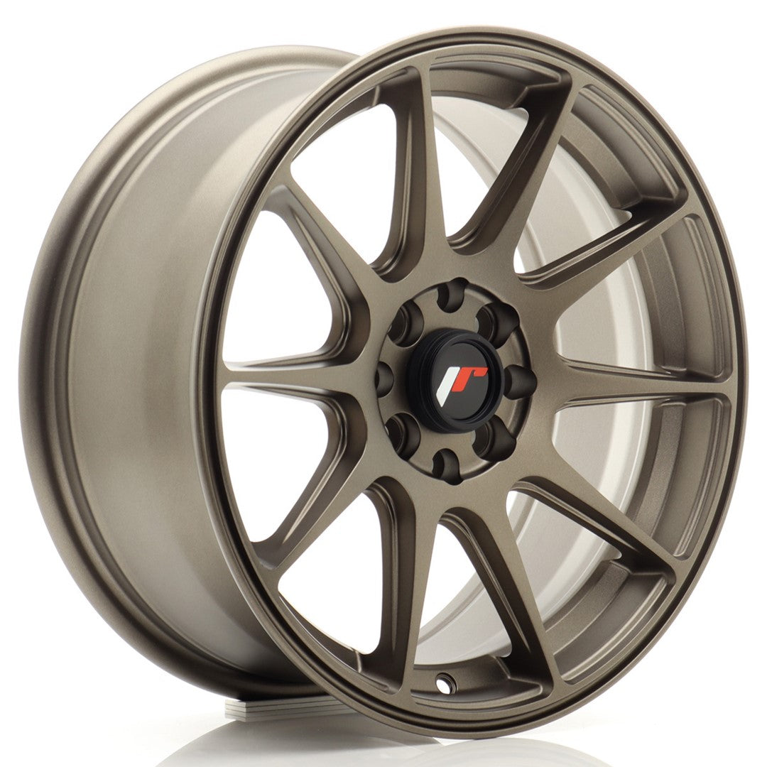Llanta Japan Racing JR-11 16x7" 4x100/4x108 ET25 bronce