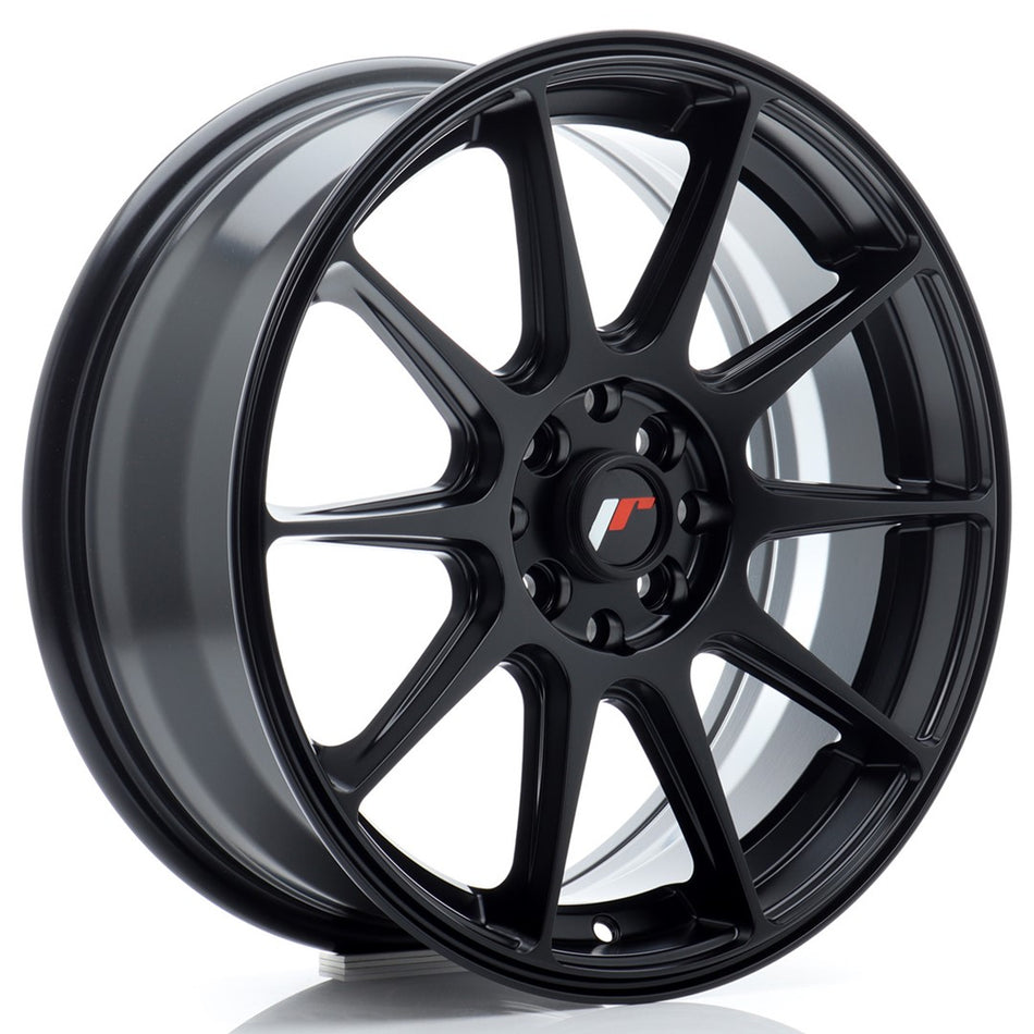 Japan Racing JR-11 17x7" 4x100/108 ET25, Flat Black