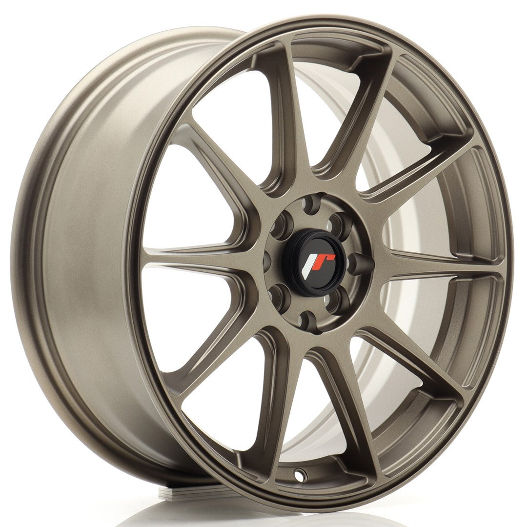 Llanta Japan Racing JR-11 17x7" 4x100/4x114.3 ET35 bronce