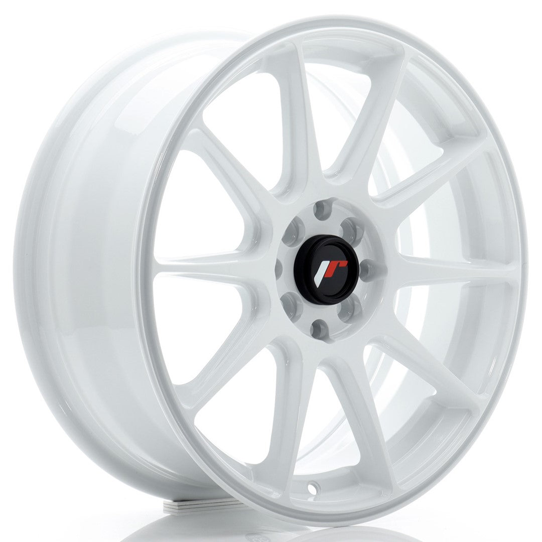 Llanta Japan Racing JR-11 17x7" 4x100/4x114.3 ET35 blanco