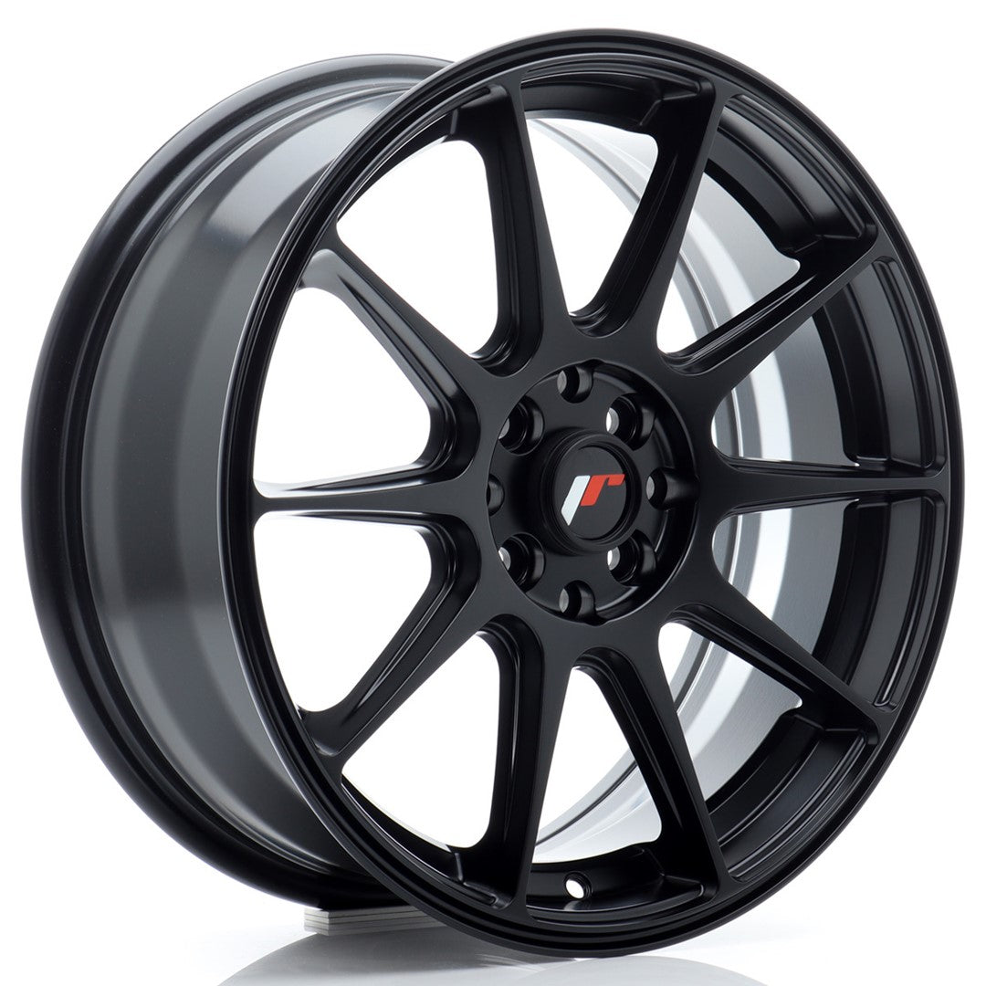 Llanta Japan Racing JR-11 17x7" 4x98/4x108 ET35 negro mate