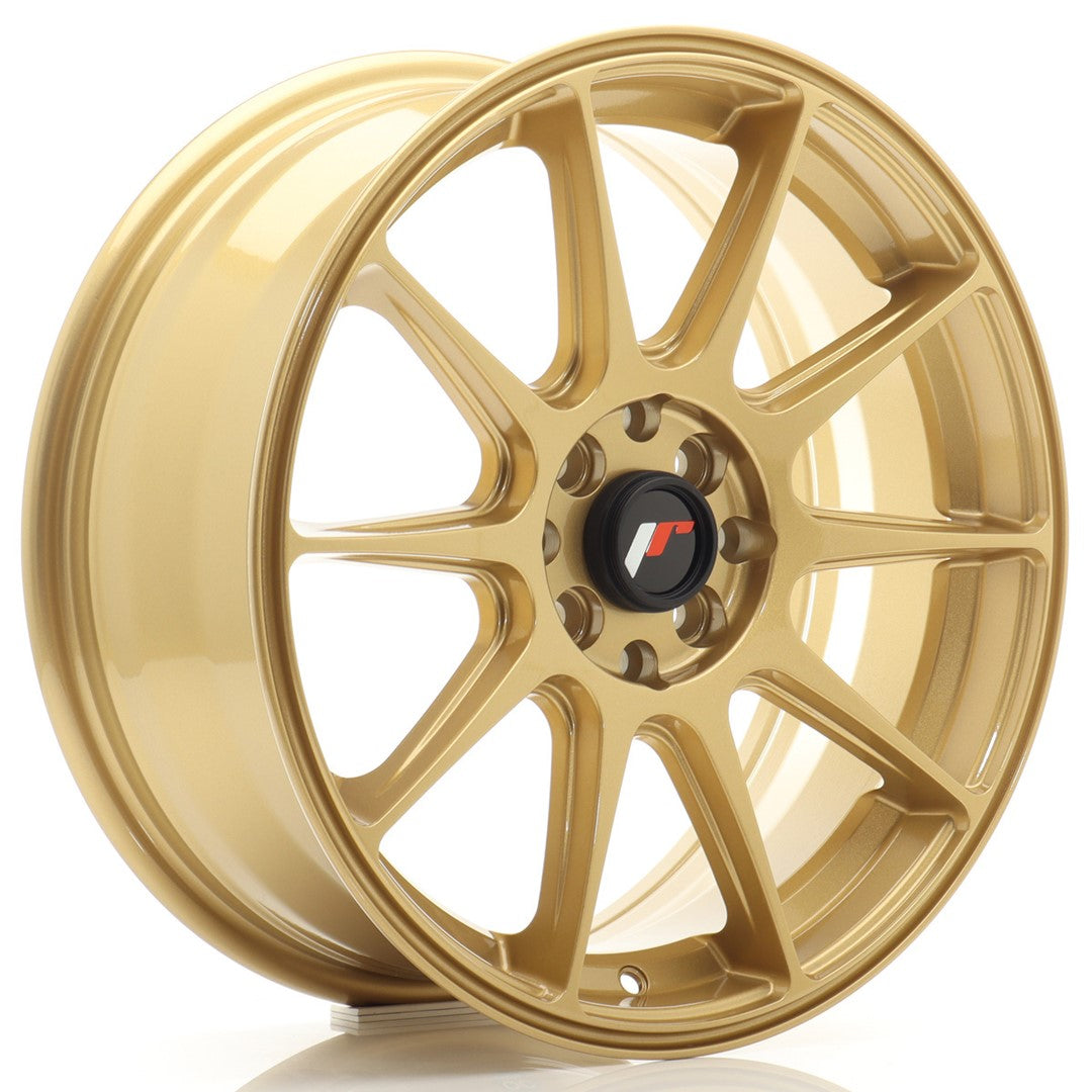 Llanta Japan Racing JR-11 17x7" 5x112/5x114.3 ET35 dorado