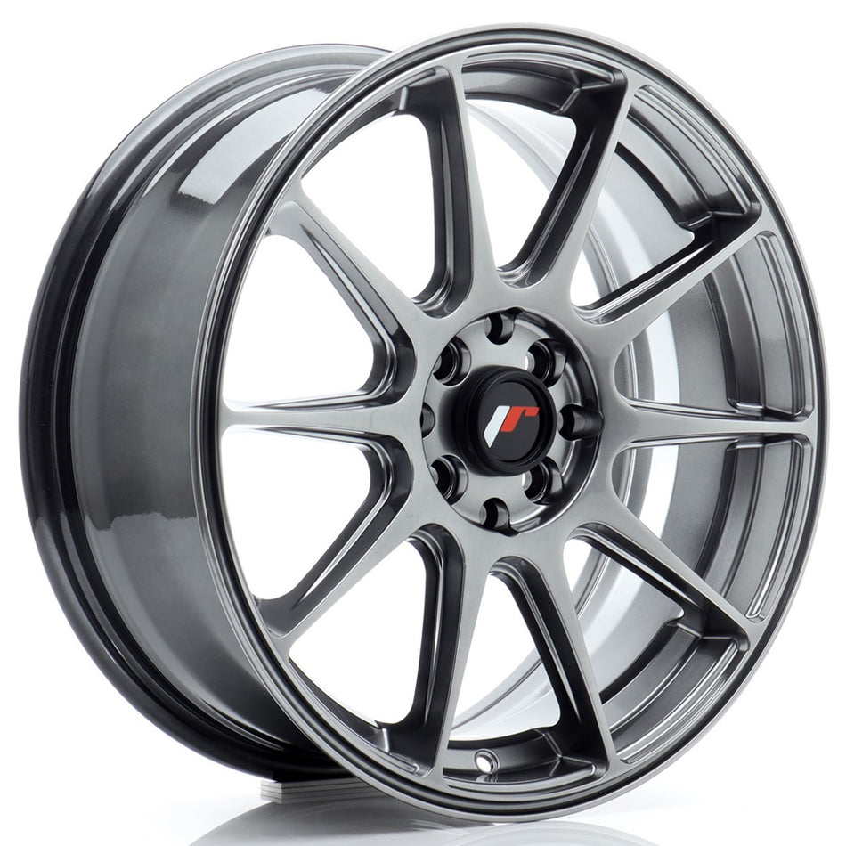Japan Racing JR-11 17x7" 5x100/108 ET35, Hyper Black