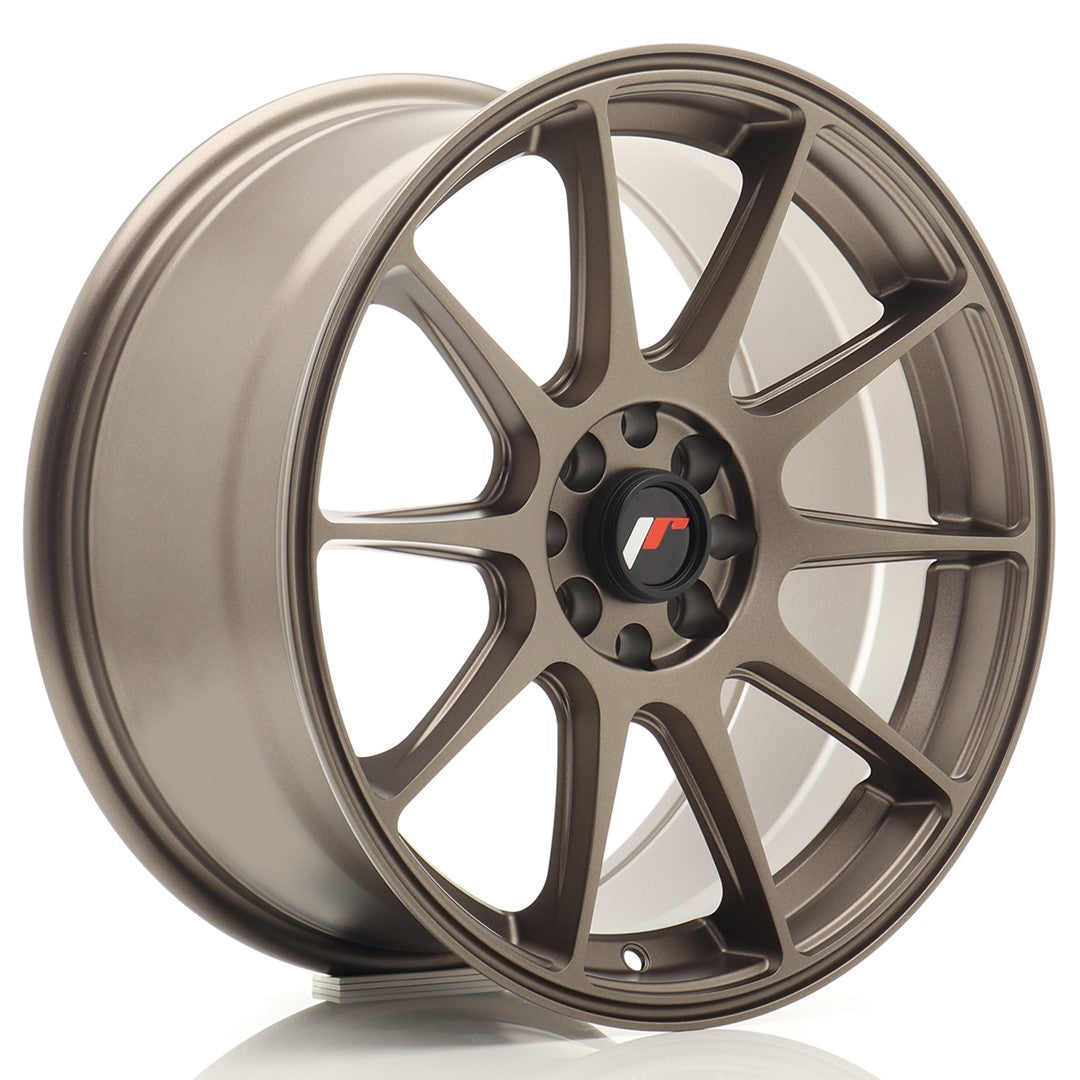 Llanta Japan Racing JR-11 17x8" 4x100/4x108 ET25 bronce