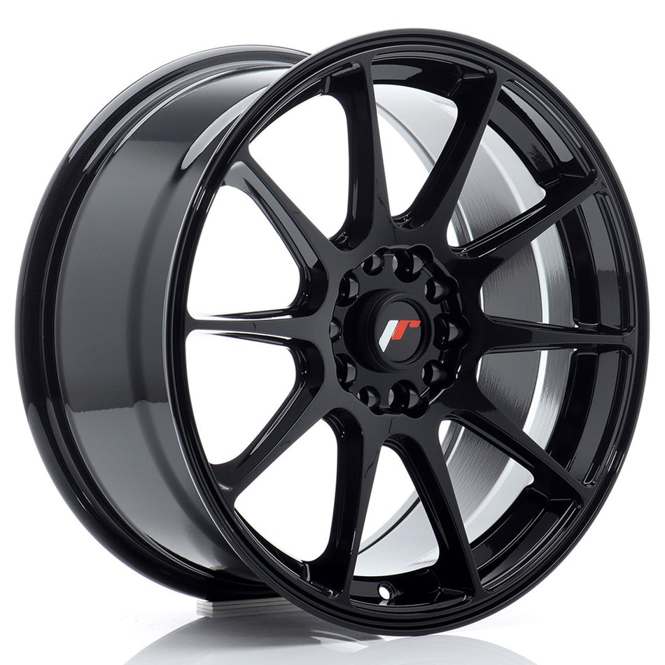 Japan Racing JR-11 17x8" 5x112/114.3 ET35, Gloss Black