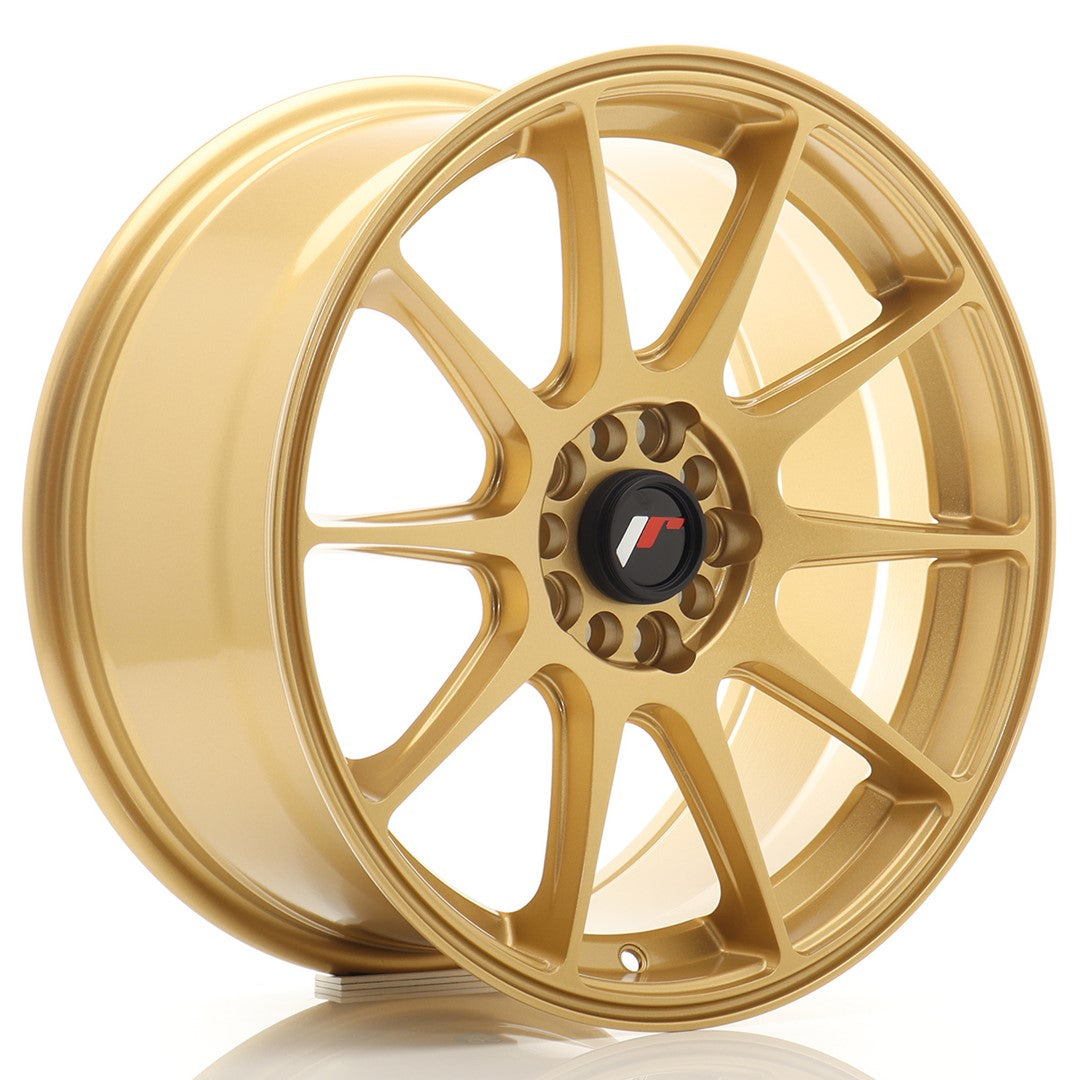Llanta Japan Racing JR-11 17x8" 5x100/5x108 ET35 dorado