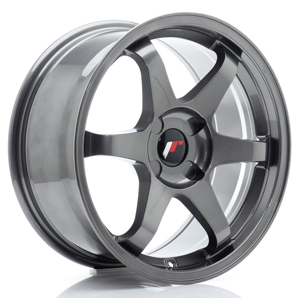 Japan Racing JR-3 17x8" (4 hole custom PCD) ET20-35, Gunmetal