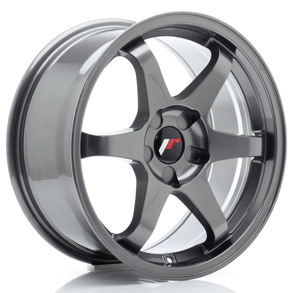 Japan Racing JR-3 17x8" (5 hole custom PCD) ET20-35, Gunmetal