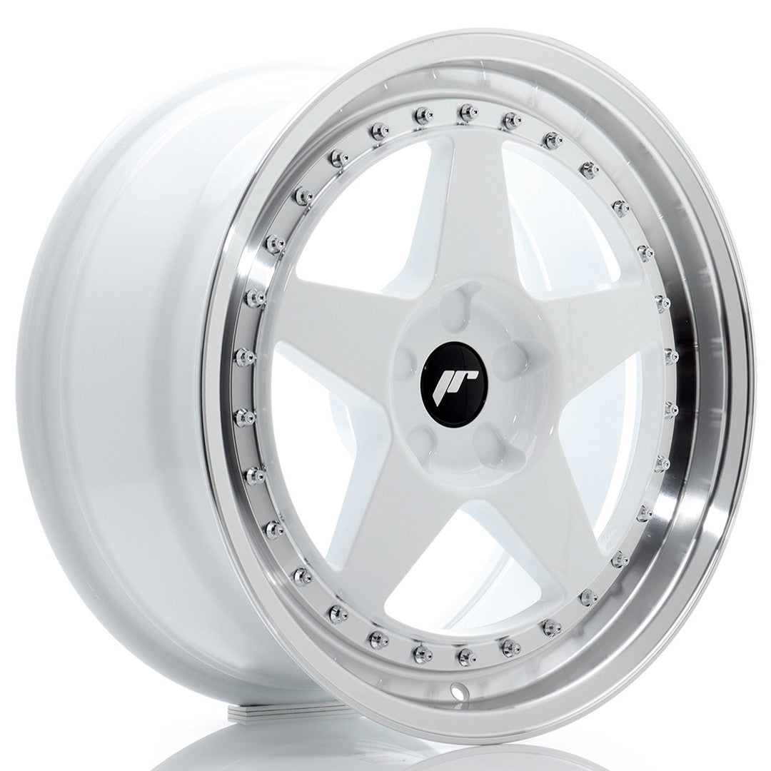 Llanta Japan Racing JR-6 18x8,5" 5 tornillos a medida ET20-40 blanco