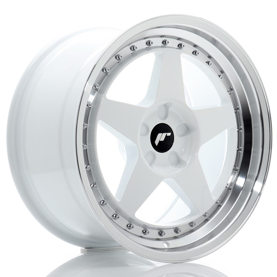 Llanta Japan Racing JR-6 18x9,5" 5 tornillos a medida ET20-40 blanco