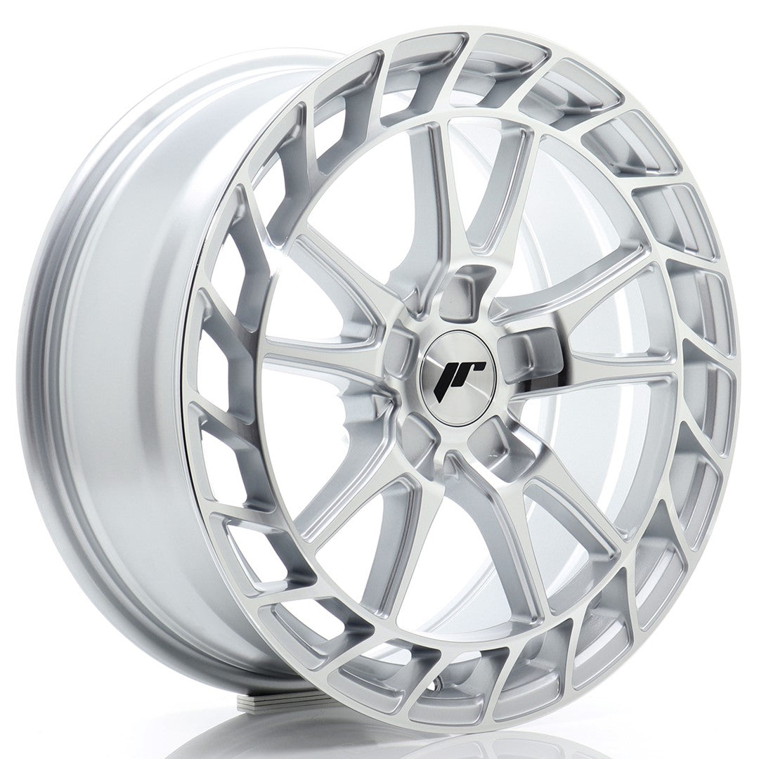 Llanta Japan Racing JR-45 18x8" 5 tornillos a medida ET25-45 plata