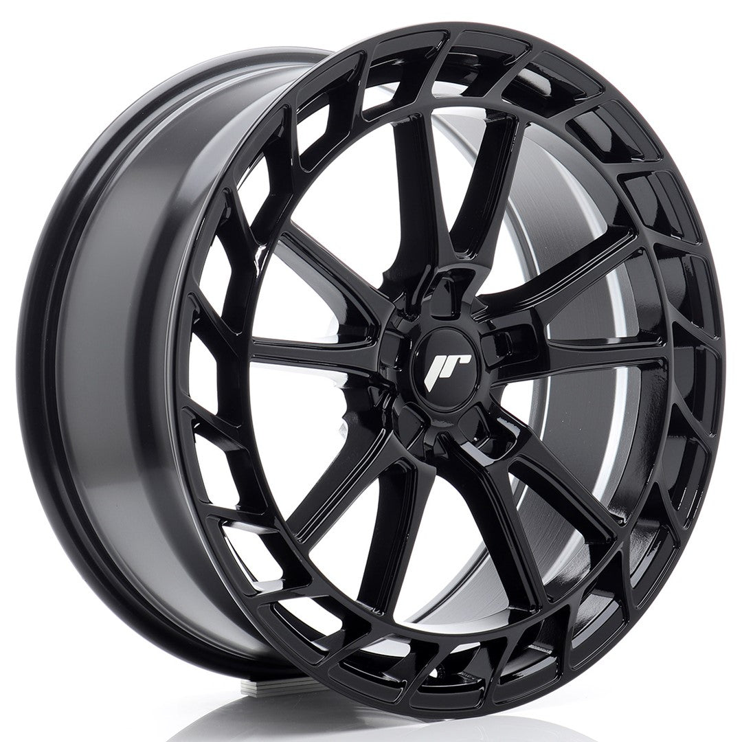 Llanta Japan Racing JR-45 20x8,5" 5 tornillos a medida ET25-45 negro brillo