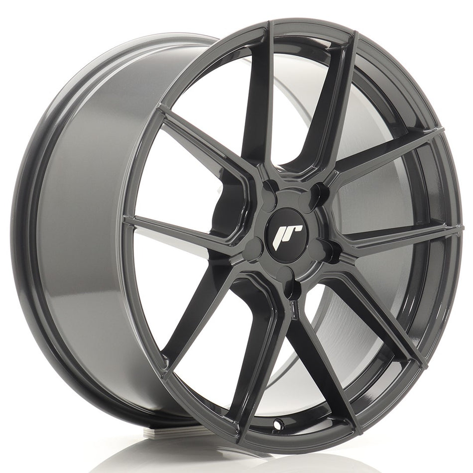 Japan Racing JR-30 19x8" (5 hole custom PCD) ET20-40, Hyper Gray
