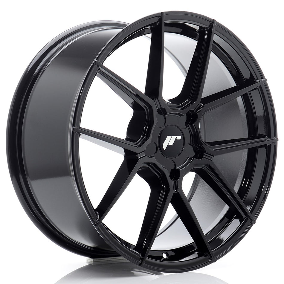 Japan Racing JR-30 19x8.5" (5 hole custom PCD) ET20-45, Gloss Black