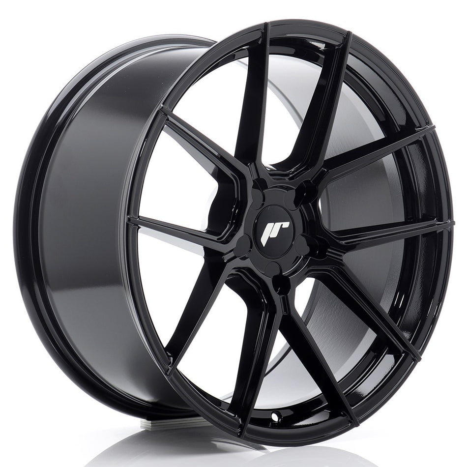 Japan Racing JR-30 Extreme Concave 19x9.5" (5 hole custom PCD) ET20-40, Gloss Black