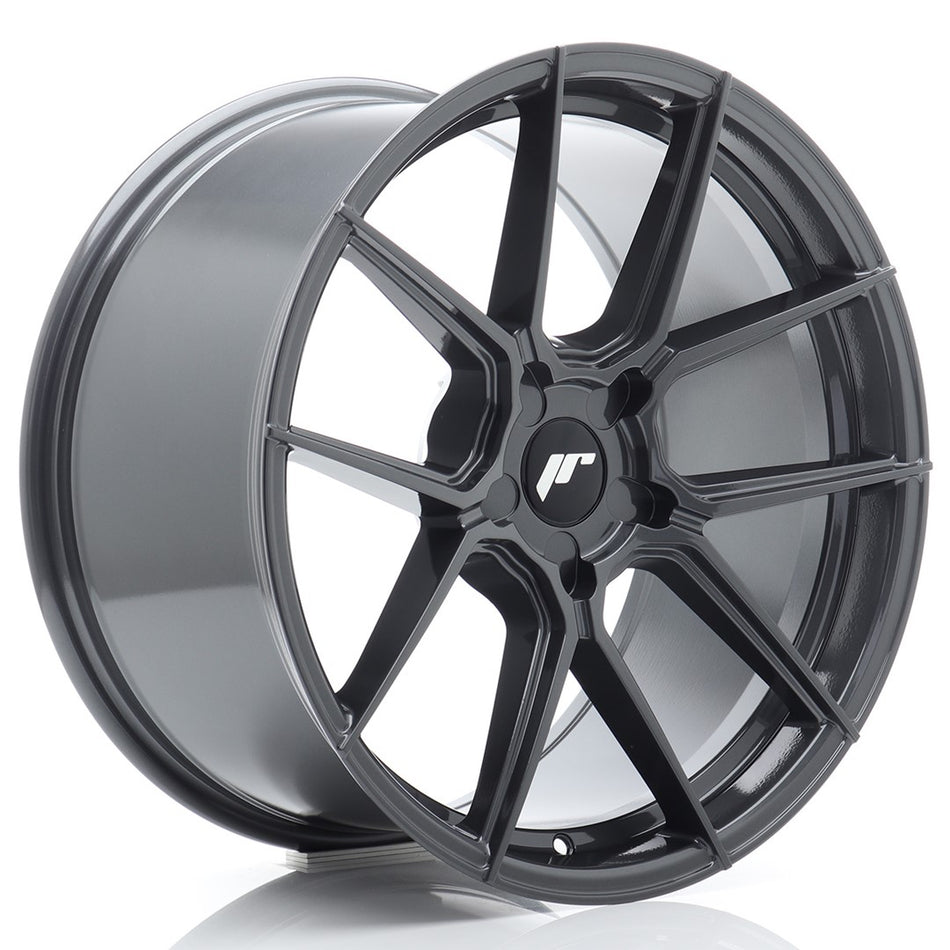 Japan Racing JR-30 Extreme Concave 19x9.5" (5 hole custom PCD) ET20-40, Hyper Gray