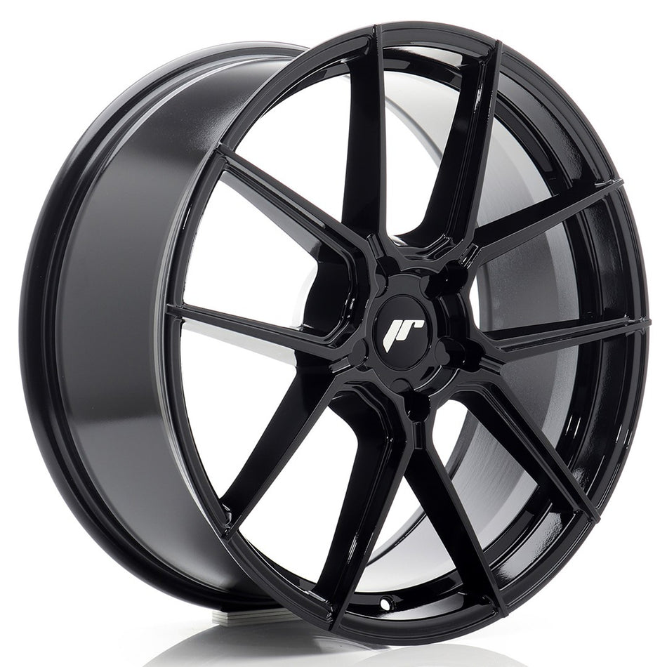 Japan Racing JR-30 20x8.5" (5 hole custom PCD) ET20-45, Gloss Black