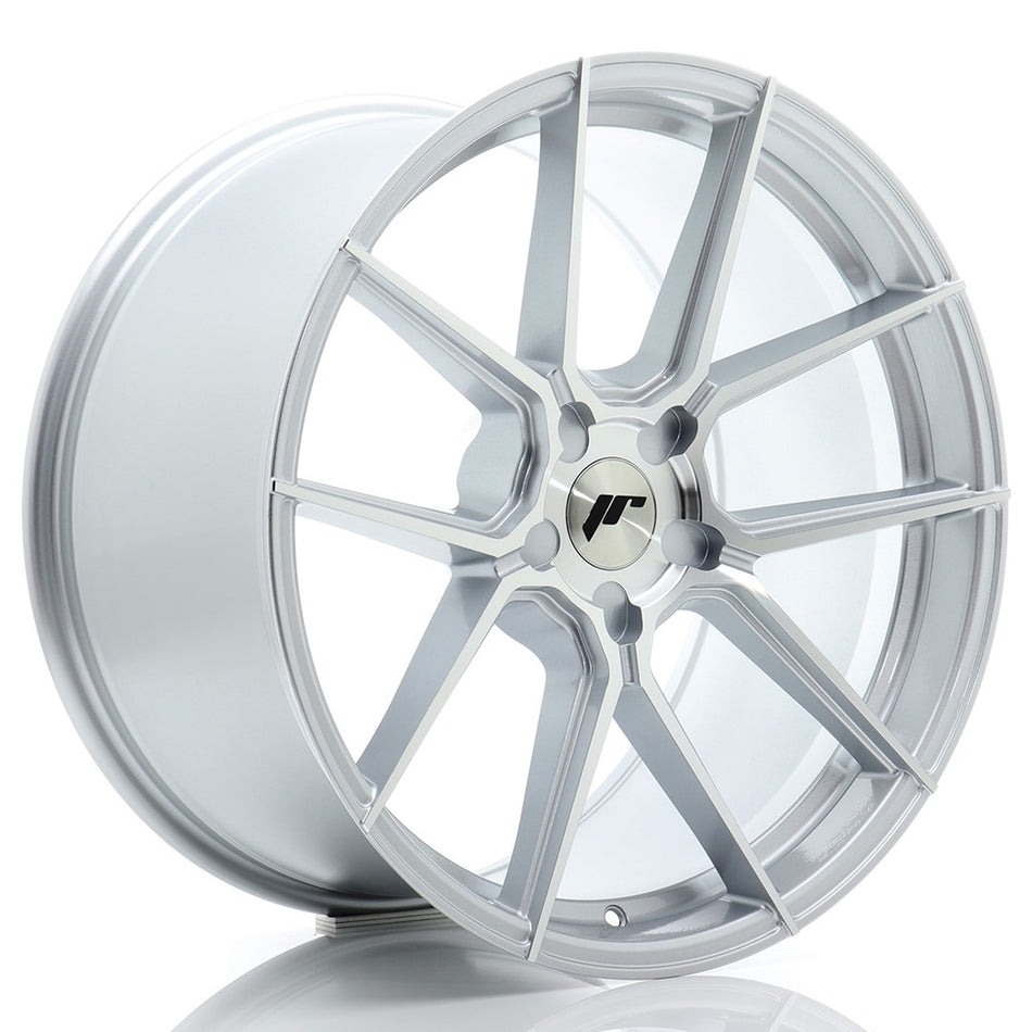 Japan Racing JR-30 Extreme Concave 20x9" (5 hole custom PCD) ET20-35, Machined Silver